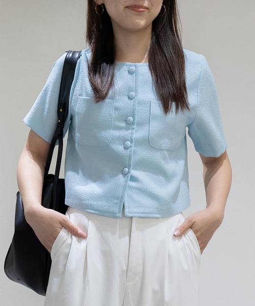 tシャツ BUTTON JACKET レディース