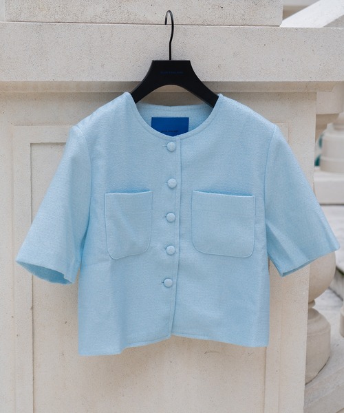 BLUE×PALANG（ブルーパラン） tシャツ BUTTON JACKET レディース