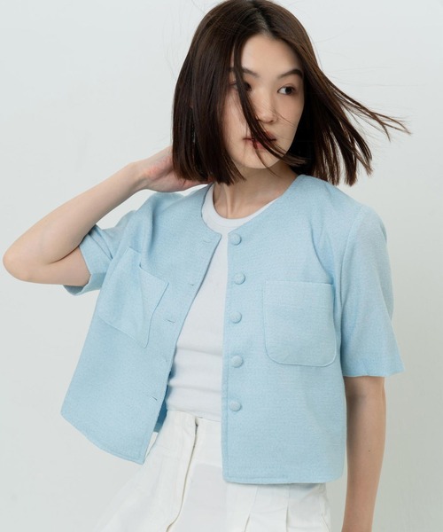BLUE×PALANG（ブルーパラン） tシャツ BUTTON JACKET レディース