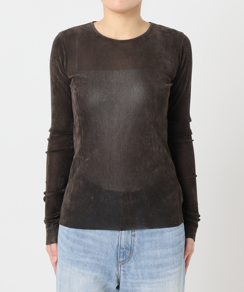 plage tシャツ 「追加」Flocky Mesh ロンT レディース