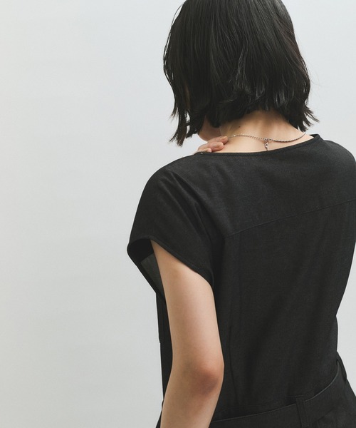 ADAM ET ROPE'（アダムエロペ） オールインワン ノーカラースリーブ