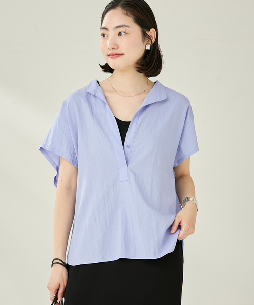 ブラウス シャツ 「追加」ETTE SKIPPER ブラウス レディース plage ブラウス シャツ 「追加」GEORGETTE SKIPPER レディース
