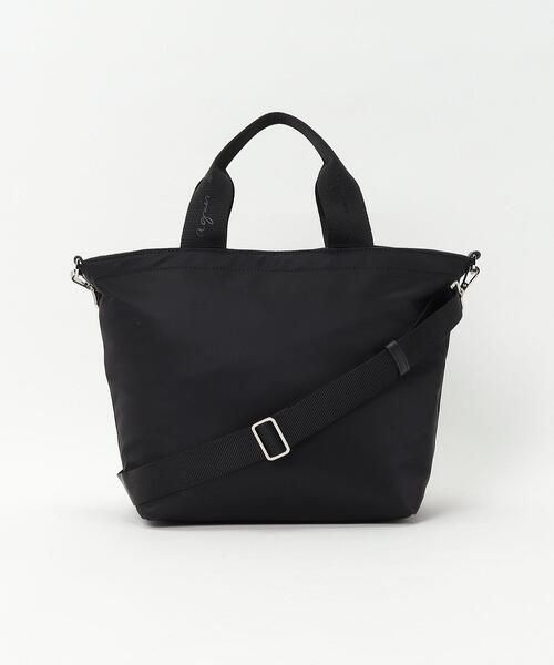 極美品♡アニエスベー　トートバッグ　2way ショルダー バッグ　チャーム　黒 アニエスベー バッグ トートバッグ（レディースショルダーバッグ