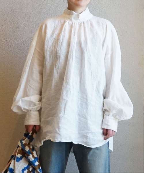 「JOURNAL STANDARD LUXE」 長袖ブラウス - ベージュ レディース