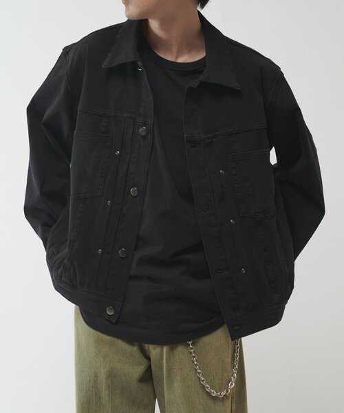 Lui's（ルイス） ブルゾン アウター ストレッチBIGデニムトラッカー