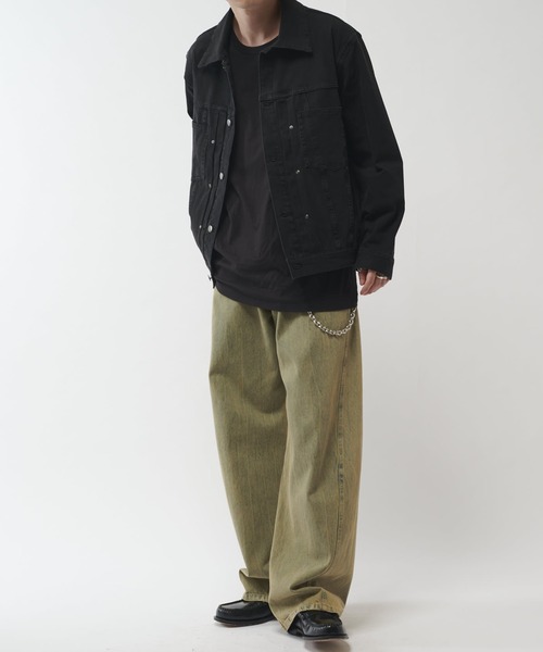 Lui's（ルイス） ブルゾン アウター ストレッチBIGデニムトラッカー