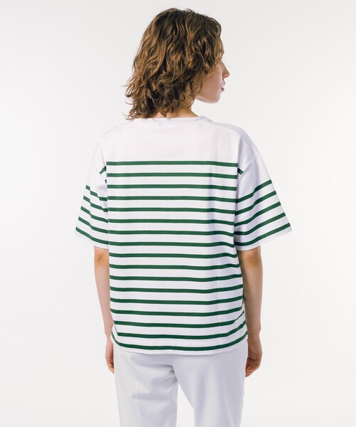 「LACOSTE」 半袖Tシャツ 36 ピンク レディース
