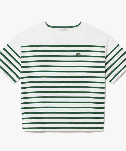 「LACOSTE」 半袖Tシャツ 36 ピンク レディース