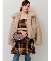 SNIDEL（スナイデル） ワンピース 「WEB限定」ロービングチェックミニ