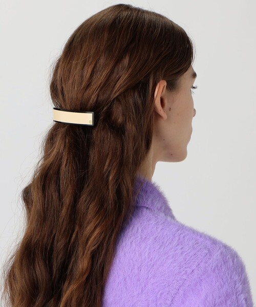 ALEXANDRE DE PARIS ヘアクリップ リズレ バレッタ : ZOZOTOWN