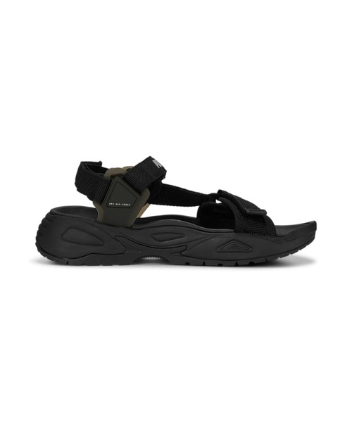 [PUMA] сандалии 22.0cm черный × серебряный мужской 