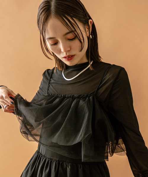 mystic 「mystic」 コンビワンピース 1 ブラック レディース