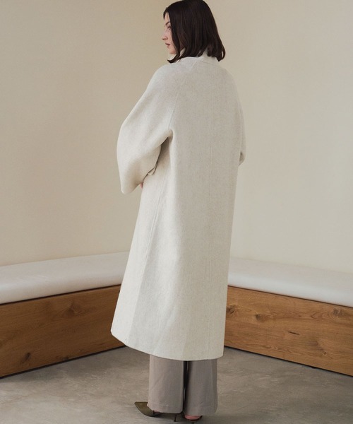 ELFRANK コート チェスターコート 「ウール70％」スタンドカラー