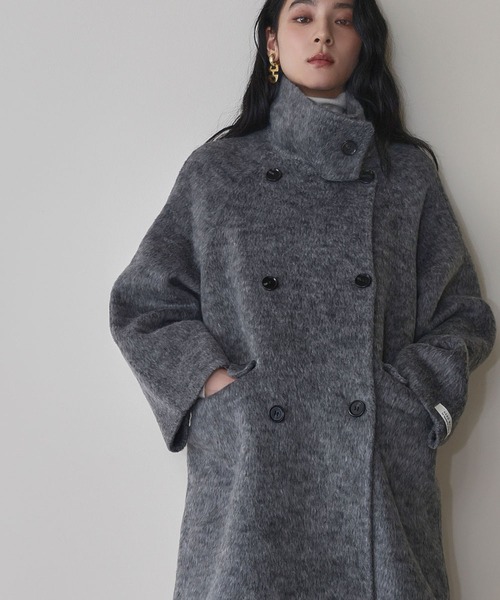 ELFRANK コート チェスターコート 「ウール70％」スタンドカラー