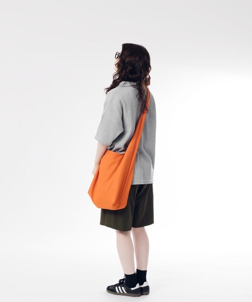 「MUHET」 半袖ポロシャツ MEDIUM ライトベージュ レディース_画像9