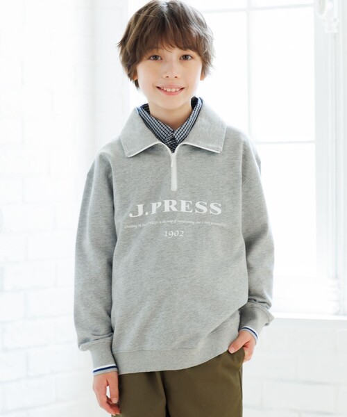 J.PRESS★まとめ売り9点150男の子 J.PRESS（J.プレス） トレーナー 「140-170cm」ミニ裏毛 ハーフジップ