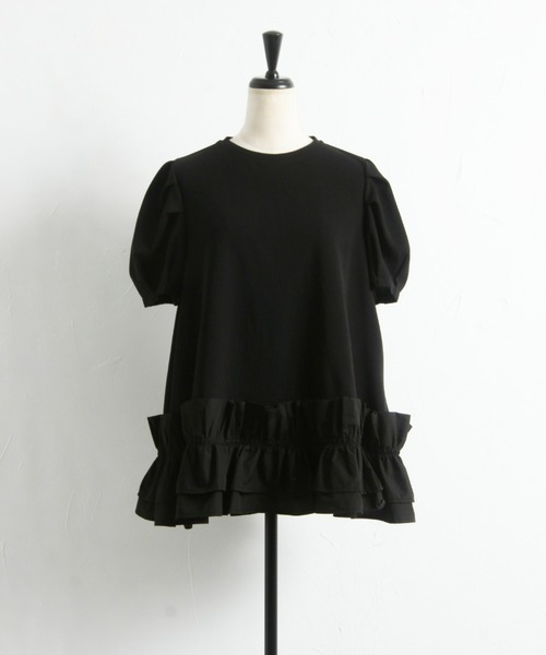 「&. NOSTALGIA」 半袖カットソー FREE ブラック レディース_画像2