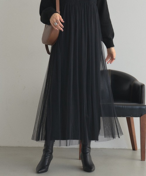 &. NOSTALGIA（ノスタルジア） ワンピース 「ZOZO限定」チュール