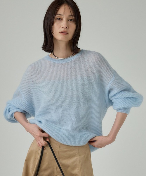 BABYLONE（バビロン） ニット セーター アゼアミモヘアシアーニット