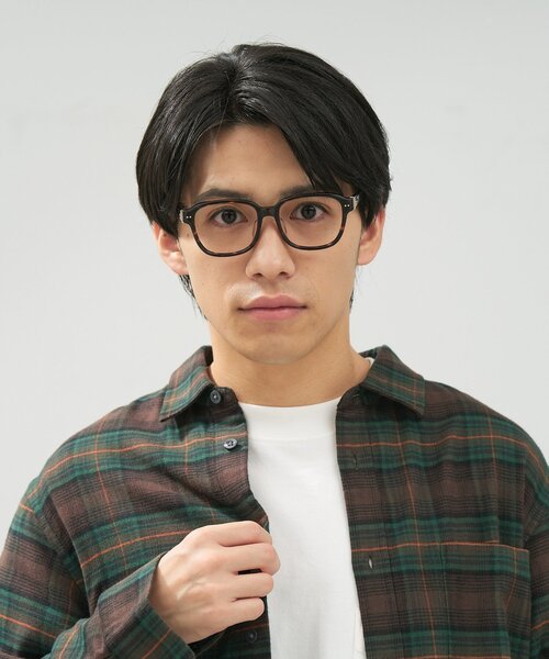 Zoff（ゾフ） 伊達メガネ メガネ 眼鏡 ウェリントン型 メガネ｜黒縁
