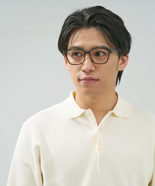 Zoff（ゾフ） 伊達メガネ メガネ 眼鏡 ウェリントン型 メガネ｜黒縁