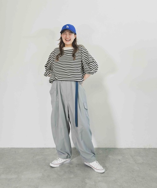 niko and…（ニコアンド） カーゴパンツ LARGE グレー レディース