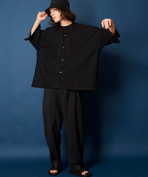 「MEMENTISM」 半袖シャツ FREE ブラック メンズ_画像9