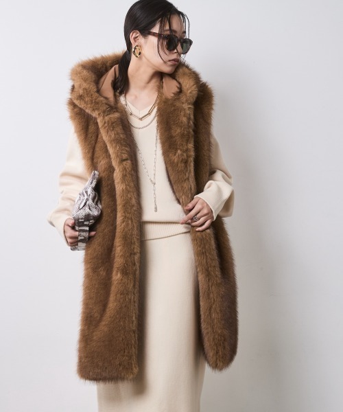 CHIC STYLE（シックスタイル） マフラー ストール フェイクファー