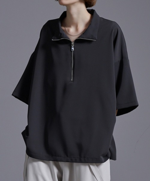 「Loose/ルース」 半袖シャツ S グレー メンズ_画像4