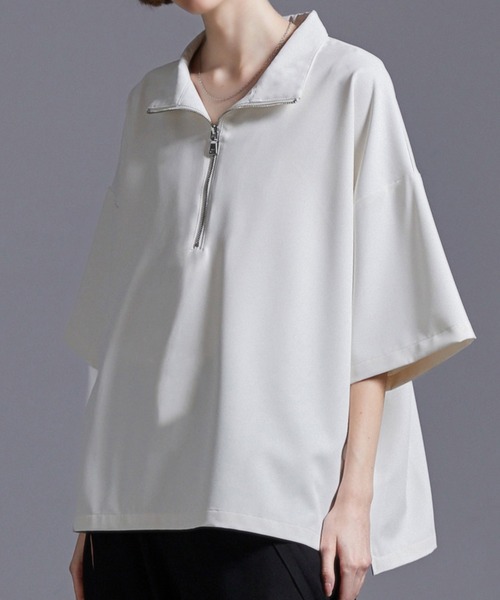 「Loose/ルース」 半袖シャツ S グレー メンズ_画像5