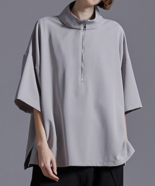 「Loose/ルース」 半袖シャツ S グレー メンズ_画像6