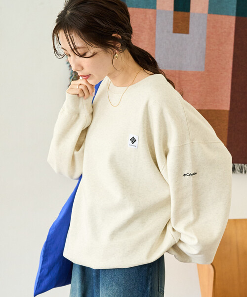トレーナー スウェット 限定展開 Columbia × FREAK'S STORE/コロンビア 別注W IMPERIAL PARK SWEAT CRE | FREAK'S STORE