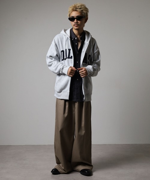 FUNALIVE（ファンアライブ） パーカー 裏起毛 ワイドシルエット