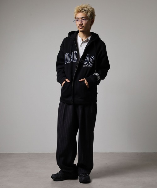 FUNALIVE（ファンアライブ） パーカー 裏起毛 ワイドシルエット