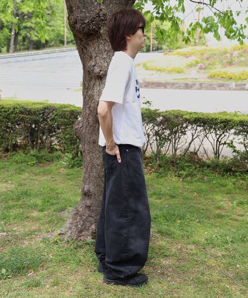 「FFEIN」 半袖Tシャツ MEDIUM アイボリー メンズ_画像8