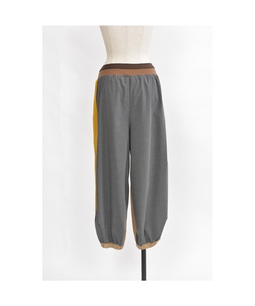 「gomme」 イージーパンツ MEDIUM カーキ レディースの画像9