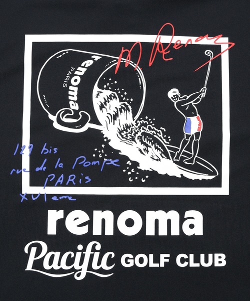 renoma PARIS（レノマパリス） ポロシャツ COLLAB POLO SHIRTS S/S