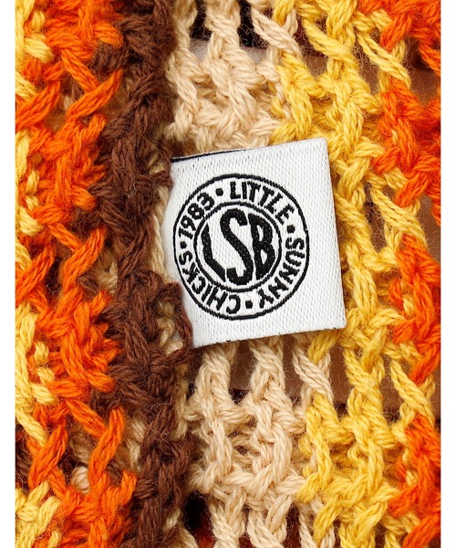 「Little sunny bite」 ニットパーカー FREE ブルー レディース_画像8