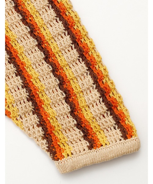 「Little sunny bite」 ニットパーカー FREE ブルー レディース_画像9