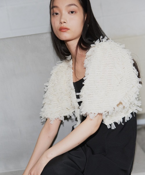 ANDRESD シャギーボレロカーディガン　shaggy bolero ニアナ ANDRESD カーディガン シャギーボレロ / shaggy bolero レディース