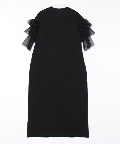 「wee9s」 半袖ワンピース FREE レッド レディース_画像2