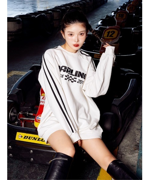 Darich（ダーリッチ） スウェットカットソー FREE ホワイト レディース