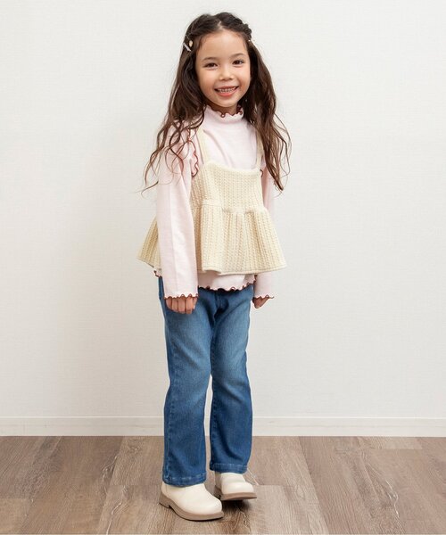 BREEZE（ブリーズ） tシャツ 「ジュニア対応」ベロア2Pトップス キッズ