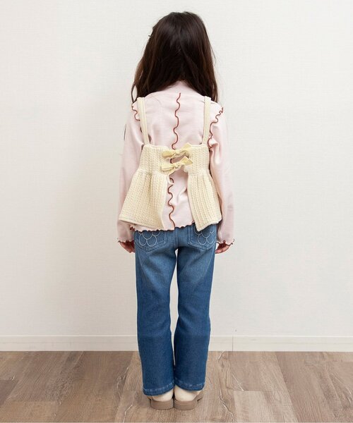 BREEZE（ブリーズ） tシャツ 「ジュニア対応」ベロア2Pトップス キッズ