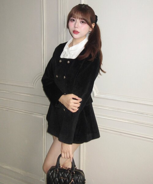 OLIVE des OLIVE（オリーブデオリーブ） ジャケット ノーカラー