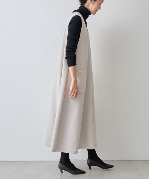 BEARDSLEY 「BEARDSLEY」 サロペットスカート 1 グレー レディース