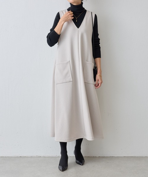 BEARDSLEY 「BEARDSLEY」 サロペットスカート 1 グレー レディース