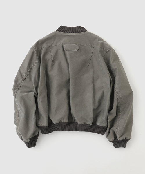 OUAT / 25ss BOMBER JACKET Col.グレー Size3 EDIFICE（エディフィス） コート ジャケット OUAT(オーユーエーティー