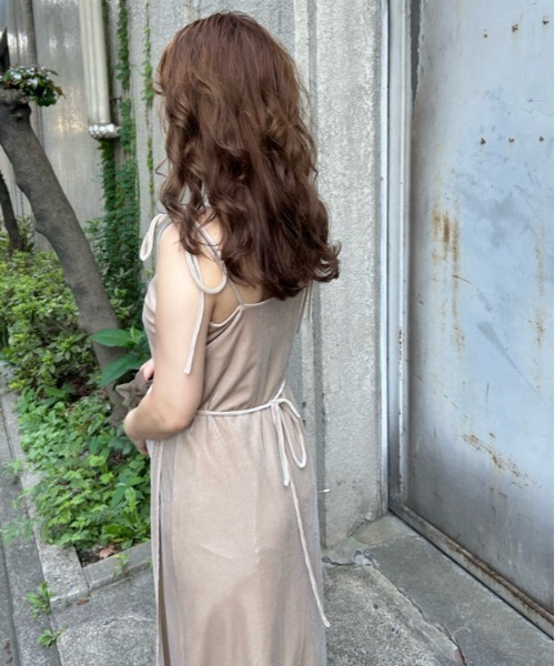 FRAY I.D 「FRAY I.D」 キャミソールワンピース 0 パープル レディース