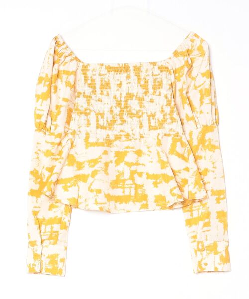 「FIG&VIPER」 長袖ブラウス FREE イエロー レディース_画像2